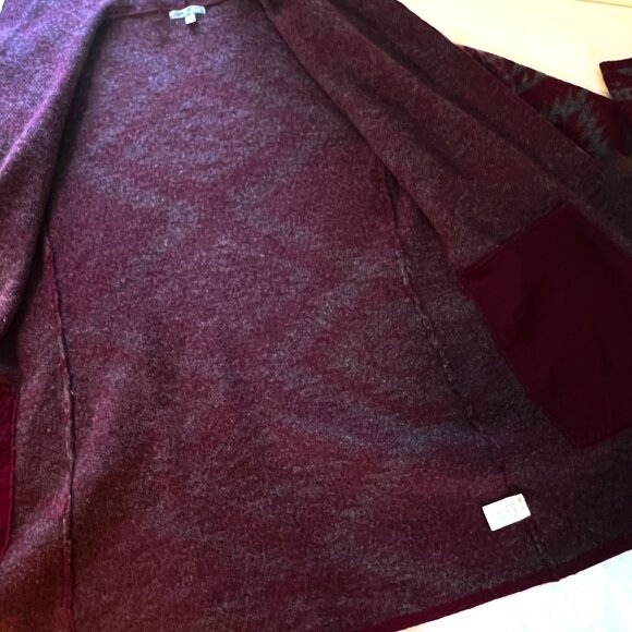 Horney Toad Women’s Merino Diamond Hoodie Size Medium - Picture 5 of 9